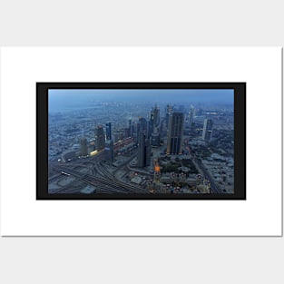 DUBAI CITYSCAPE Posters and Art